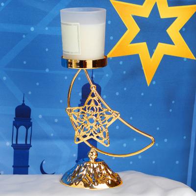 Eid Ramadan Mondform Kerzenhalter Rostfrei Korrosionsbeständig Kerzenständer Ramadan Mittelstück