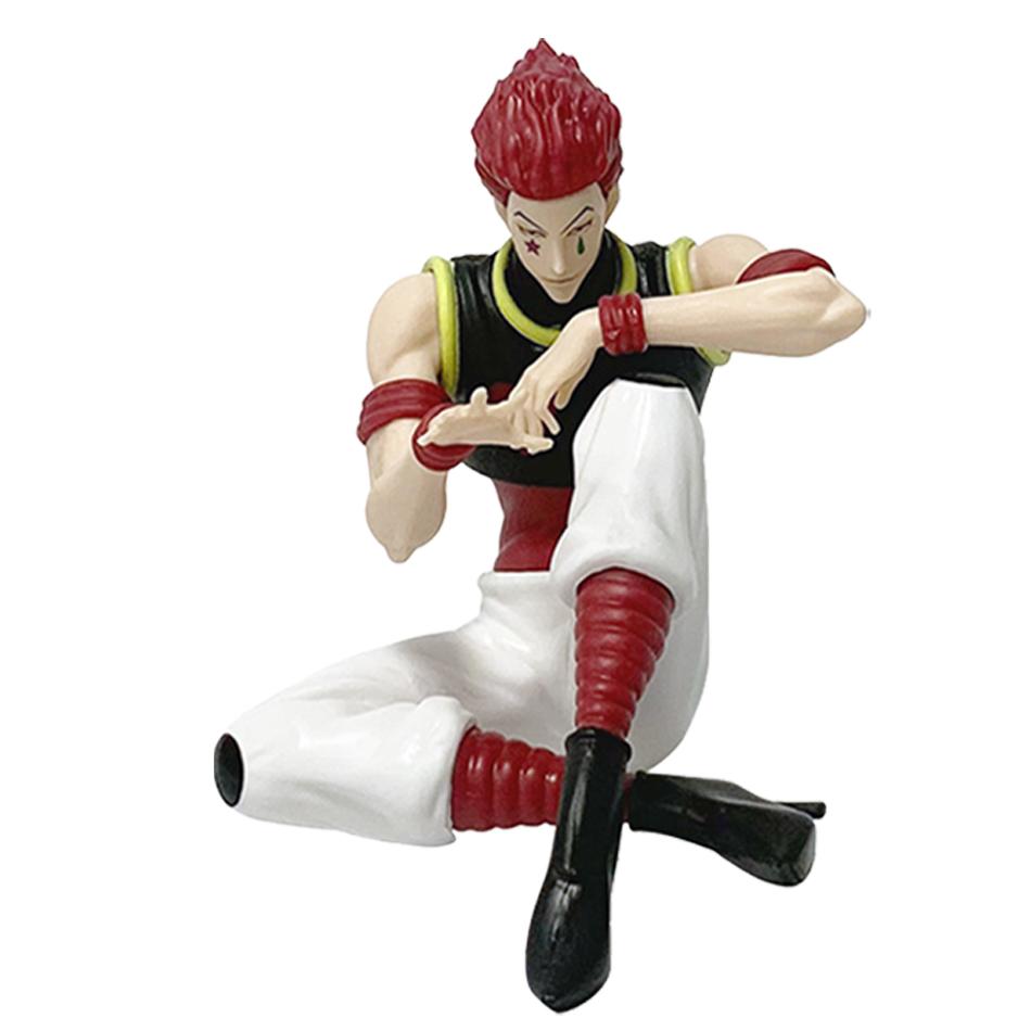 New Hunter×Hunter Anime Figure Phantom Troupe Hisoka Action Figure Sitting Posture Pvc Car Decoration Doll Children Toys Gifts