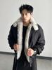 2025 Autumn/Winter Unisex American Style Thickened Fur Collar Cotton Jacket