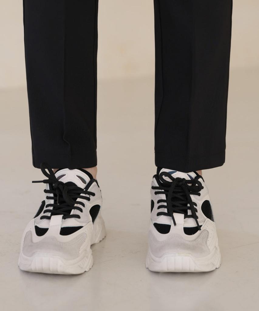 Jikeulib Secret Banding Spandex Slim Fit Straight Slacks