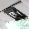 Sun Visor Multifunction PU Car Card Package Glasses StoragOrganizer Car Hanging Bag Auto Tidying