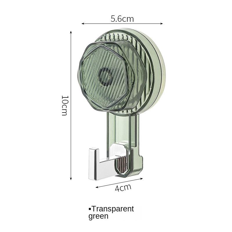 3727 Crochet à Ventouse Forte Non Perforé Porte de Salle de Bain Dos Adhésif Sous Vide Sans Couture Mur Crochet pour Suspendre Serviette de Bain Vêtements