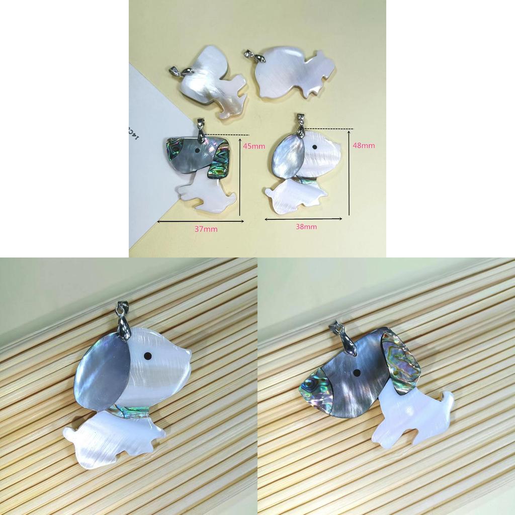 Vintage Animal Zodiac Shell Pendant Necklace With Handcrafted Colorful Beads For Art Jewelry