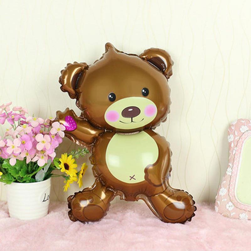 Foil Balloons Children's Toys Birthday Wedding Mini Bear Baby Shower Aluminium Decoration Valentine's Day Kid Cartoon Animal Party  Accessories