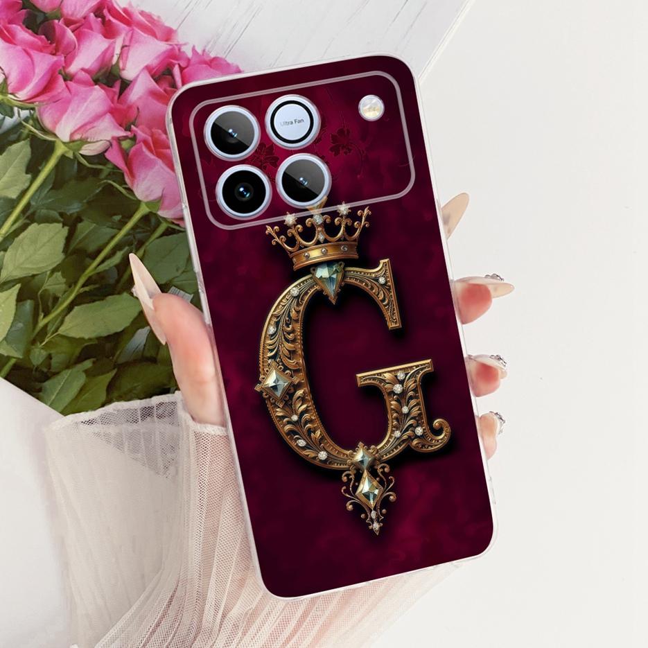 For Honor Win 5G Case AAP-AN00 Cute Fashion Crown Letters Cover Soft Slim Phone Case For Honor Win HonorWin 5G Back Cover Fundas