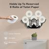 Wall-Mounted Towel Holder, Large Capacity Wrought Rack with Decorative Design