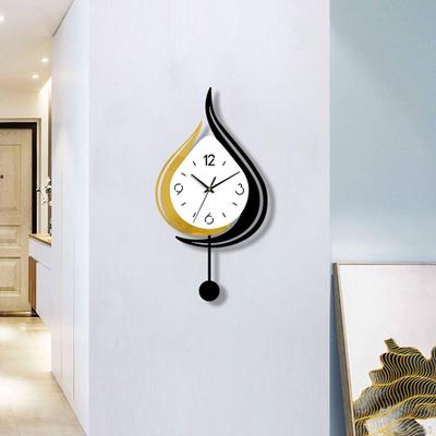 Hanging Wall Clock Lightweight Large Arabic Numerals Versatile Silent Decoration Acrylic