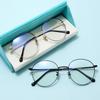 -1.0 -1.5 -2.0 To -6.0 Round Finished Myopia Eyeglasses Men Women Metal Eyeglasses Prescription Student Shortsighted Eyewear