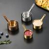 Measuring Cup Stainless Steel Sauce Cup Non-rust with Handle Seasoning Bowl 50/80/100ML Mini Sauce Pan Restaurant