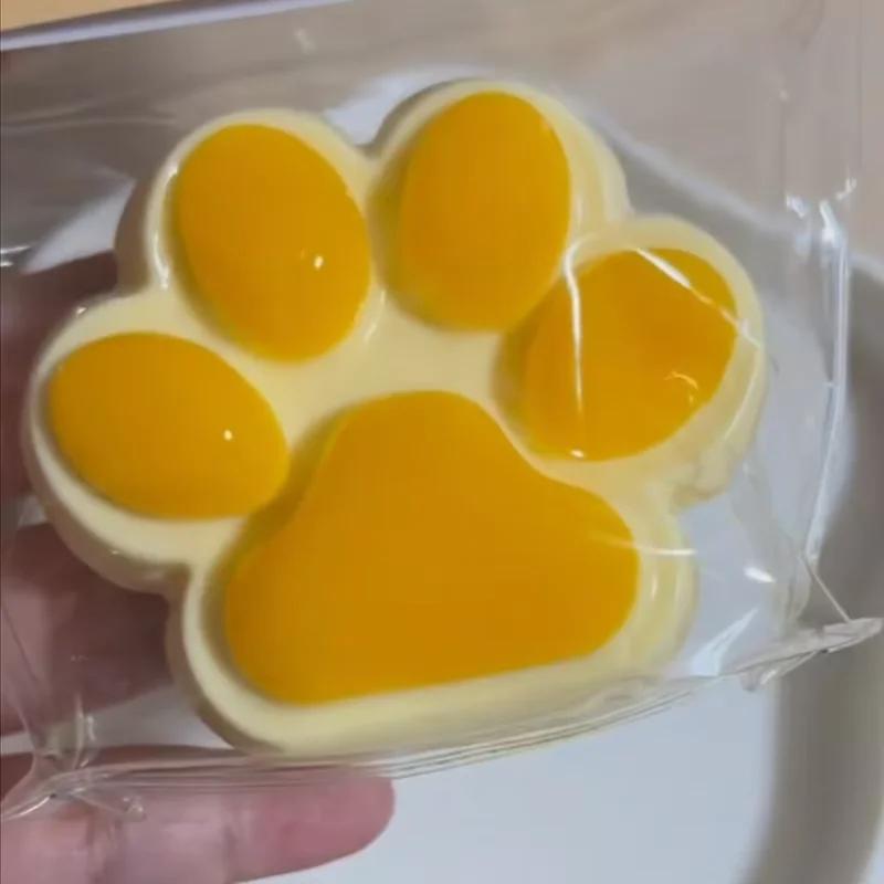 Squishy Katzenpfote Stressabbau Spielzeug - Weiches Gelee-Gefühl Quetsch-Gadget für Kinder & Erwachsene, Perfektes Anti-Angst Geschenk Quetschspielzeug