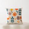 1pc Towel Embroidery Flower Pillow Cases Simple Home Living Room Sofa Decoration Cushion Cover Bay Window Without Pillow Core
