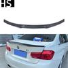 12-19 BMW Série 3 F30 F35/M3 F80 Spoiler Traseiro Estilo M4 Fibra de Carbono