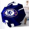 1pc Sturdy 8-Bone Auto Umbrella, Chelsea FC Umbrella, Digital Printed, Foldable Umbrella for On-the-Go Outdoor Use