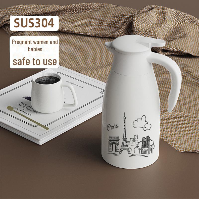 2L Large Capacity Stainless Steel Vacuum Thermos Kettle