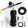 Portable Airbrush Kit with Compressor with Rope Spray Gun Kit Rechargeable Dual-Acting Dual-Purpose Spray Pen