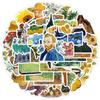 100 Retro Graffiti Stickers: Kids' DIY Waterproof Decorative Stickers for Water Bottles, Luggage, and Cups