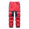 Pantalones impermeables a la moda para niños y niñas, pantalones cálidos, mallas deportivas para escalar, trajes de concha suave de retales para niños, otoño