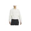 Sportswear Essential Solid Color Logo Print Polo Collar Short Jacket Women Jacket White FN4910-133
