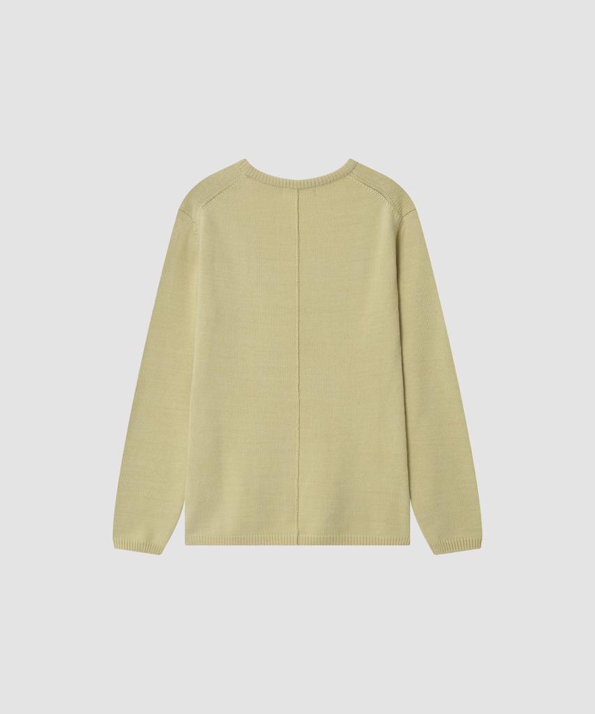 Deolil Clair U-Neck Knit_Lime