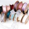 10 Yards/Rola Panglică din șifon transparentă Panglici din organza din satin pentru ambalaj de cadouri Decorare Buchete de nuntă Materiale de cusut coroană