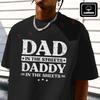 Men's Cotton T-Shirt Fathers Day Dad In Streets Daddy Sheets Papa Humor Moto Tshirt Men's Casua