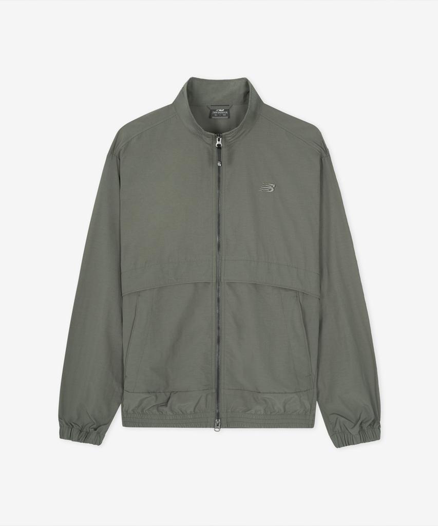 New Balance Nbnag31803 / Uni Essential Heritage Stand-Neck Warm-Up Jacket (G/Khaki)
