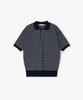 Peullojeulum Pure Cotton Collar Knit Stripe 3Color