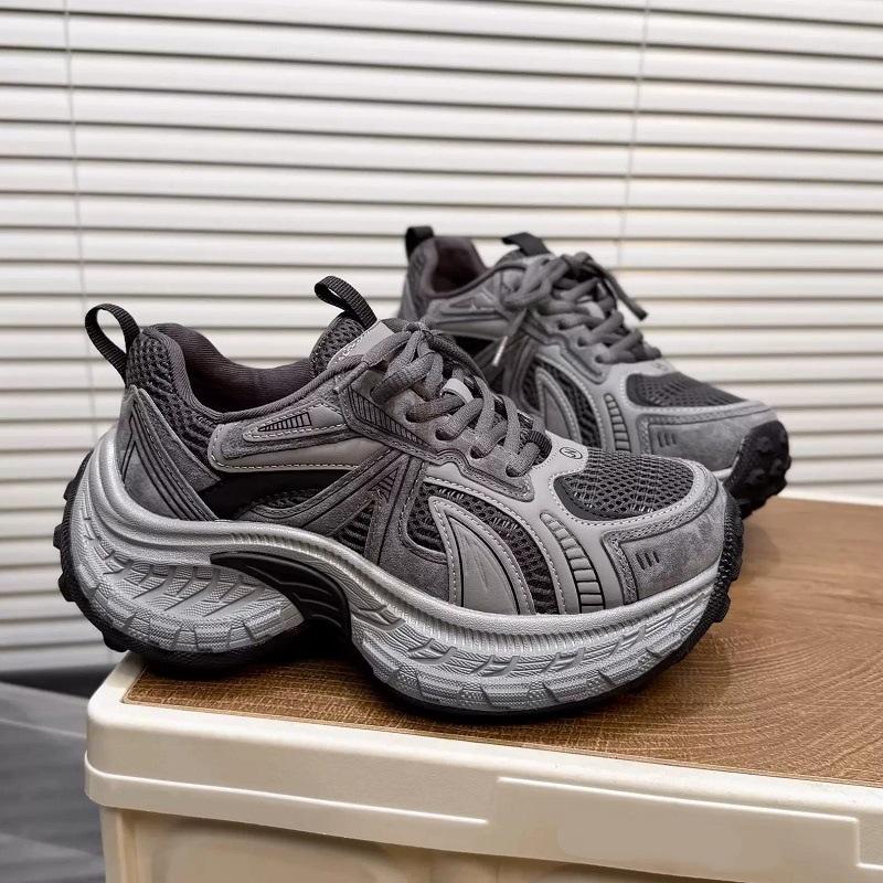 Thick-soled Heightening Dad Shoes New Spring and Summer Casual Sports Shoes Mesh Breathable Running
