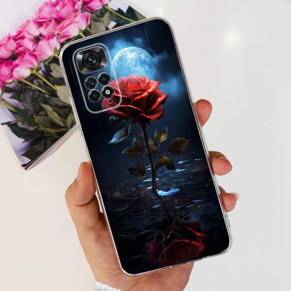 For Xiaomi Redmi Note 11 Case Note 11s Cover Popular Butterfly Dragon Soft Silicone Clear Case For Redmi Note 11S 5G Note11 Capa