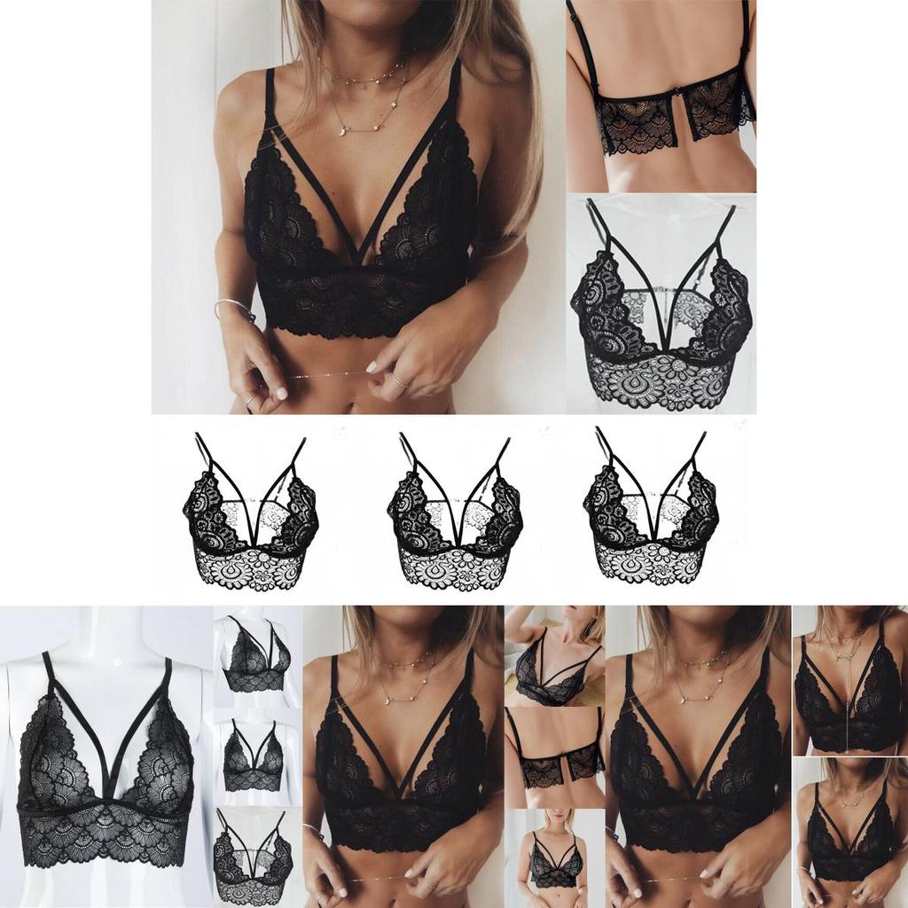 Elegant Women's Lace Bralette With High Elasticity Perfect For Summer Cami Style