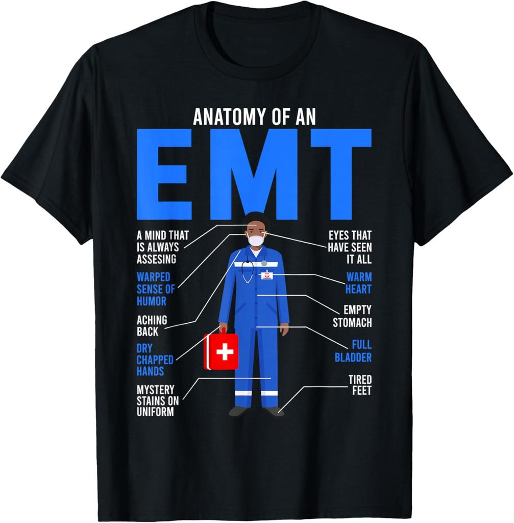 Anatomy of an EMT Funny Gift T-shirt