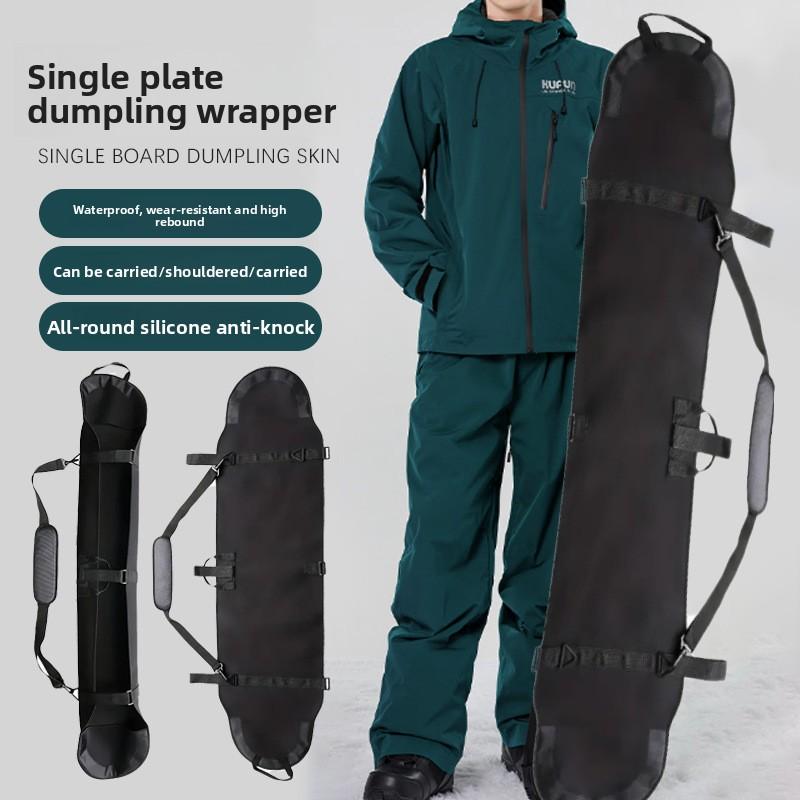 SBR Snowboardová dvojitá ramenní všestranná úložná taška Neoprenová lyžařská taška ve tvaru knedlíku Ochranný kryt na snowboard proti poškrábání a korozi