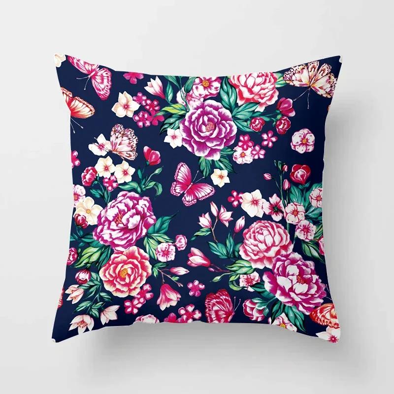 Decorative Home Pillows Retro Butterfly Soft Throw Pillow Cover For Living Room For Sofa Couch Cushion Cover X Pillow 89P