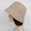 Lara Boucle Bucket Hat B Beige Lalaac186f