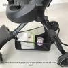 Stroller Storage Set: Rain Cover, Mesh Hanging Bag, Bottle Holder, and Basket.