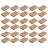 30Pcs Kraft Bakery Box with Clear Window Food Grade BPA Free Multipurpose Bakery Candy Box Pastry Display Case