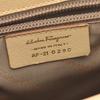 Used Salvatore Ferragamo Gancini Handbag Leather Beige Used Women