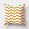 Orange Geometric Pattern Decorative Cushions Pillowcase Polyester Cushion Cover Throw Pillow Sofa Decoration Pillowcover 40923