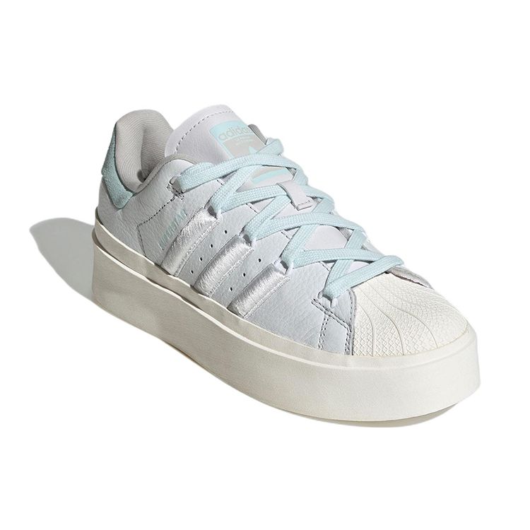 adidas Superstar Bonega Hvit Nesten Blå Damesneakers Krystallhvit Skyhvit GX4352