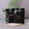 100Pcs Sacolas de presente de agradecimento Sacolas de presente de aniversário de casamento Sacolas de plástico para lojas de doces e confeitarias para pequenas empresas
