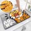 Tiger Absorbent Bathroom Door Entrance Mat Cartoon Bath Rug Bathroom Non -Slip Toilet Mat Entrance Children 'S Room Carpet