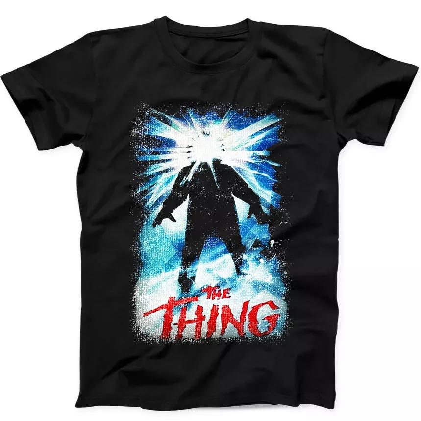 The Thing Inspired Parody Movie Best Seller Funny Gift Black Tee T Shirt 339