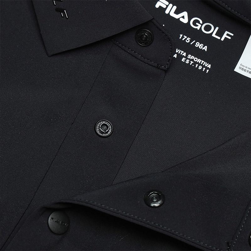 New FILA Polo Shirts Men's Black A11M425144FBK