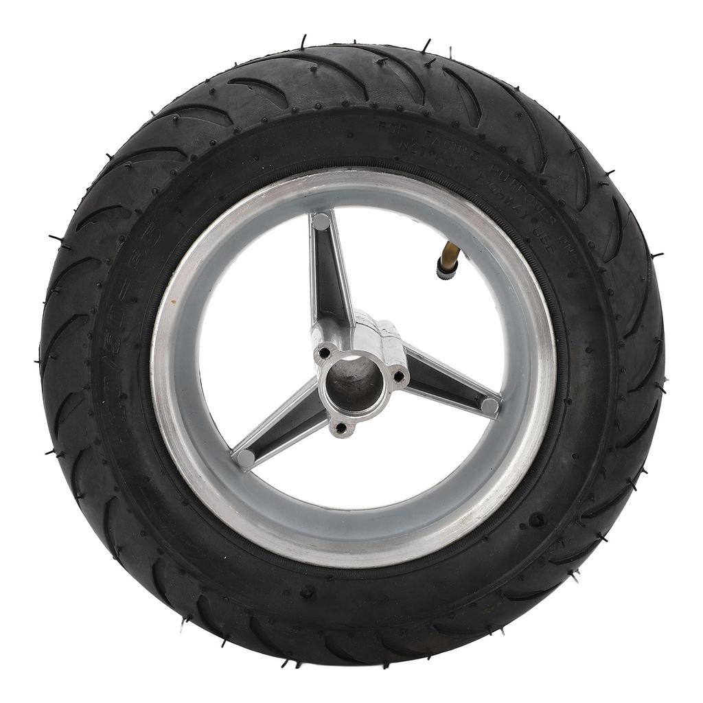 Electric Scooter Rear Tire Rubber Inflation Scooter Tire with Aluminum Alloy Wheel Hub 110 50 6.5 Replacement