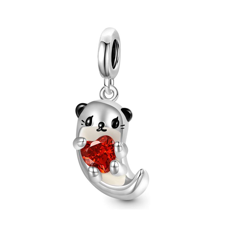 New Copper Charm Fit Original Bracelet Accessories Women Jewelry Cute Little Animal Series Bees Mouse Spotted Dog