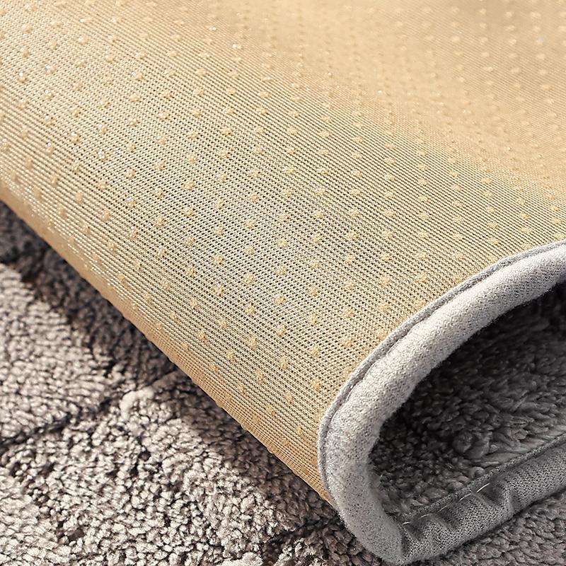Solid Color Plaid Sofa Cushion Cover Living Room Sofa Cover Cloth Towel Simple Modern Winter Plush Thickening Non-Slip Warm