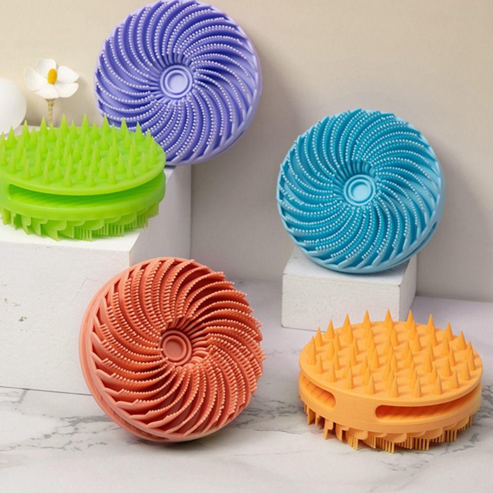 Silicone Body Shampoo Brush Massage Bath Brush New Soft Bristle Shower Brush Mud Removal