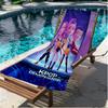 Prosop de Plajă cu Imprimeu Vânătorii de Demoni KPop, Prosop de Plajă Versatil, Ușor, Absorbant pentru Piscină, Surf, Yoga, Baie, Cadou Perfect de Ziua de Naștere, Sărbători