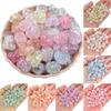 Home Party Supplies DIY Findings Heart Beads Jewelry Making Crystal 20Pcs Beads for Crafted Handcrafted Beading Neclace Bracelet Loose Beads