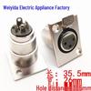 XLR Female 3-Pin Audio Connector Panel Module